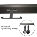 New Bee Headphones Stand 2 in 1 Headset Hanger Earphone Stand Rack (Black) A