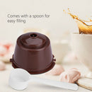 5Pcs Reusable Refillable Capsules Pods For Nescafe Capsula Machines Maker N