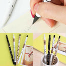 Automatic Pen Cute Black and White Dots Plastic Mechanical Pencil 0.5mm X8F0