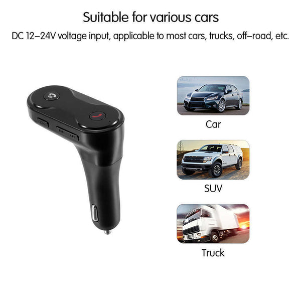 Car Bluetooth FM Transmitter Wireless Adapter Charger