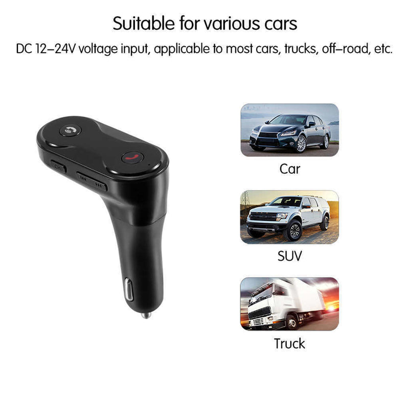 Car Bluetooth FM Transmitter Wireless Adapter Charger
