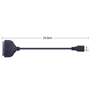 Adapter SATA III USB 3.0 3.1 Cable 22pin Converter External 2.5" SSD Hard Di.ES