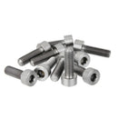 10pcs M8*25 Titanium Alloy Allen Bolt Socket Cap Screws Hex Head Hexagon