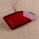 1X Left Rear Bumper Reflector Lens Brake Light Fit For Mazda 3 Axela Hatchback