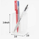 Acrylic Pen Holder Clear Desktop Pencil Cup Stationery Organizer Pot Holder