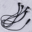 1 To 4 Way guitar pedal power supply cable cord line adapter daisy chain@JBES