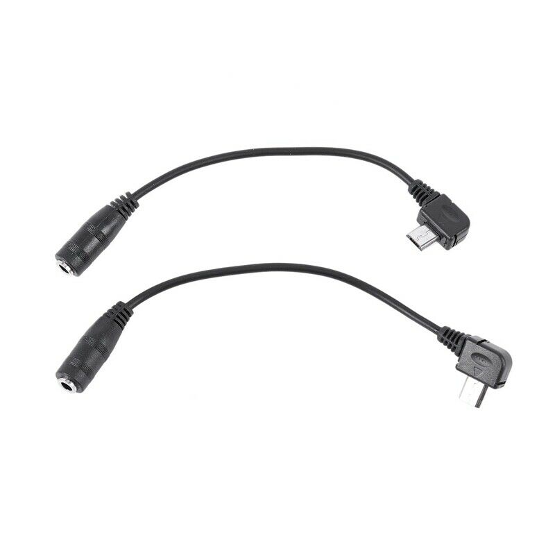 2Pcs Mini USB Jack to 3.5mm female Headphone Earphone Adapter Audio Cable C N3D4