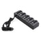 Car Dual USB One For Four Belt Switch Car Cigarette Lighter Charger Double NTC