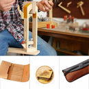 Wood Leathercraft Hand Stitching Pony Leather Craft Lacing Sewing DIY Table C4V9