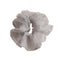 Women Chiffon Furry Ball Scrunchies Elastic Hair Bands Ponytail Holder - Pack of