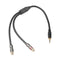 3.5mm Male to 2RCA Female Headphone Splitter Audio Cable Adapter Converter Cord