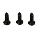 50pcs Acoustic Guitar Electric Guitar Electric Bass Panel Screw (Black)