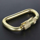 45KN Outdoor Camping Climbing Steel Carabiner Safety Master Lock Buckle h9