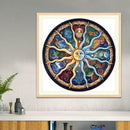 5D DIY Full Drill Diamond Painting Round Geometry Cross Stitch Embroidery