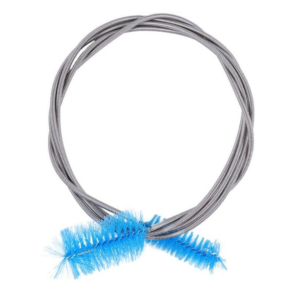 Flexible Double Ended Tube Filter Pump Hose Brush 155cm for Aquarium V8Y1