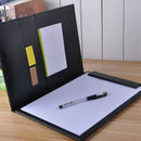 Pu Leather A4 Writing Clipboard Business Notepad Clip Boards Meeting Confer