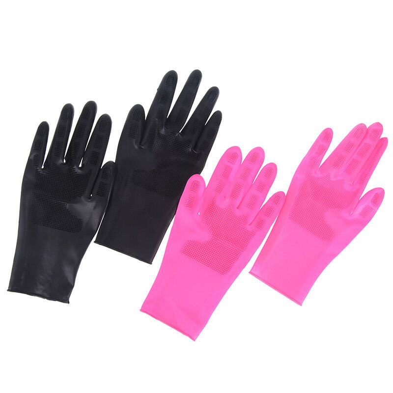 2pcs/lot washing hair gloves antiskid gloves protection salon hairdressing N@V3C