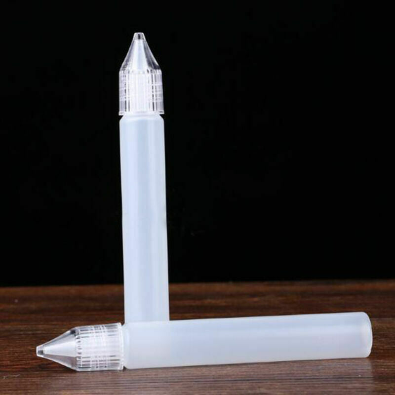 Sale Needle Tip Empty Plastic Squeezable Liquid Dropper Filling ! Bottles B6P5
