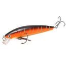 10pcs Lifelike Minnow Baits Tackle Crank Fishing Lures Crankbaits Strong Hooks