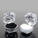30X Jewelry Package Ring Earring Box Acrylic Transparent Wedding Packaging BOXES