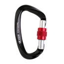 25KN Screwgate Locking Carabiner Rock Climbing Caving Clip Hammock Hook