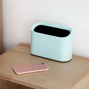 Nordic Style Desktop Trash Can Modern Oval Shatter-Resistant Plastic Small TT9L2