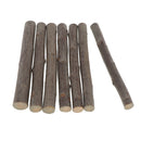 7Pcs Natural Round Wood Sticks Wood Crafts Branches Modelling Arts Projects