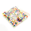 1000 Mixed FLUFFY Felt Pom poms Ball Assorted Colors Craft DIY snow balls  3c-LJ