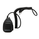 Microphone 2 PIN Speakers for Radio Walkie Talkie Black A1U2