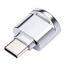 4 Pieces Mini Type-C to TF Card Reader OTG Connector for Micro SD Card