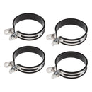 4x Motorcycle Exhaust Pipe Muffler Holder Clamp For 100mm Diameter