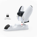 Dual Controller Charger Dock Stand for SONY PS5 LED Power Station Cradle  A