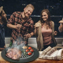 Smokeless Indoor Stovetop BBQ Grill Tray Barbecue House Gas Stove Portable Z8C2