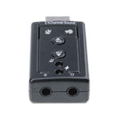 USB Port Driver-Free Digital 7.1 Channel Sound Card Audio Adapter for PC