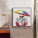 5D DIY Full Drill Diamond Painting Vacation Dog Cross Stitch Embroidery Kit