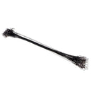 50pcs Steel Fishing Wires Leaders With Safety Snaps And Rolling Swivels