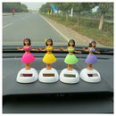 Plastic Solar- Dancing Hula Girls (Assorted Colors) H3X7