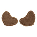2 Pcs Small Pet Hamster Guinea Pig Warm Bed Heart Shape Sleep Mat Camel