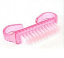 Utility 2X Acrylic  Nail Cleaning Brush Finger Nail Art Tools Kit Set 3C