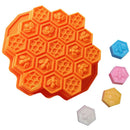 19 Cell Silicone Bee Honeycomb Cake decor Chocolate Soap Candle Bakeware OZ