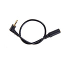 Audio stereo 3.5mm 3pole  male to female 90degree right angled extension cable F