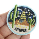 Cactus Fabric Patch Embroidered Sew on Patches For Clothing DIY Decoration  ME