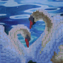 DIY Swan Diamond Painting 5D Embroidery Crystal Rhinestone Picture Decor