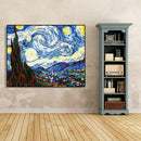 Painting By Numbers Kit DIY Starry Sky Digital Canvas Wall Art Home Decor