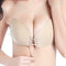 Sexy Wireless Push Up Invisible Bras Women Adhesive Fly Bra (Dot Beige C) A