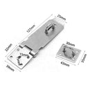 Hasp Staple Shed Latch Stainless Steel Door Lock Padlock Clasp (C 5 inch)