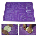 45x60cm Non-Stick Silicone Pad Baking Sheet Dough Mat with Scale Pastry MatJ Gw