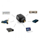 Mini Optical Audio Adapter 3.5MM Female Jack To Digital Toslink Male Plug f