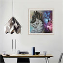 5D Diamond Painting Kit,Wolf Full Drill Diy 5D Diamond Paintings Rhinestone
