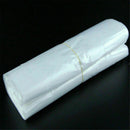 100pcs  18X28cm Carry Out Retail Supermarket Grocery White Plastic Shopping Bags